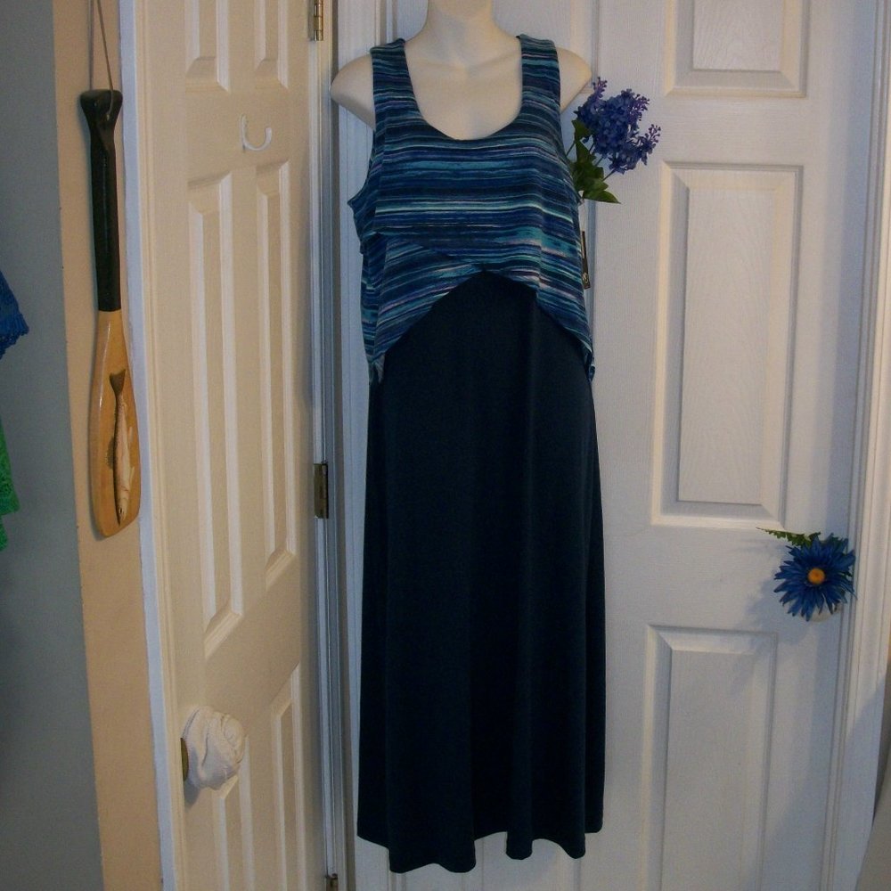 ND New Directions PL Sleeveless Maxi Dress NWT
